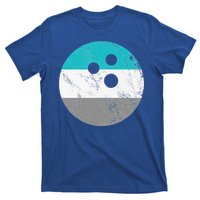 Retro Vintage Distressed Bowling Ball T-Shirt