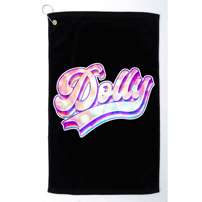 Retro Vintage Dolly Golf Towel