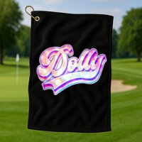Retro Vintage Dolly Golf Towel