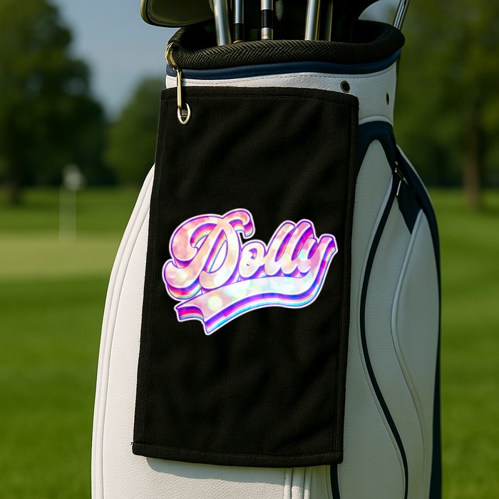 Retro Vintage Dolly Golf Towel