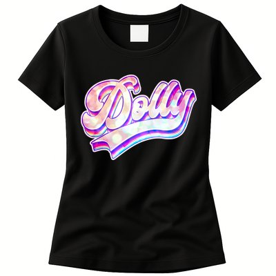 Retro Vintage Dolly Womens T-Shirt