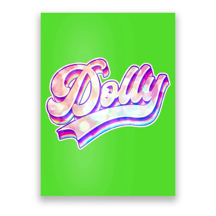 Retro Vintage Dolly Poster