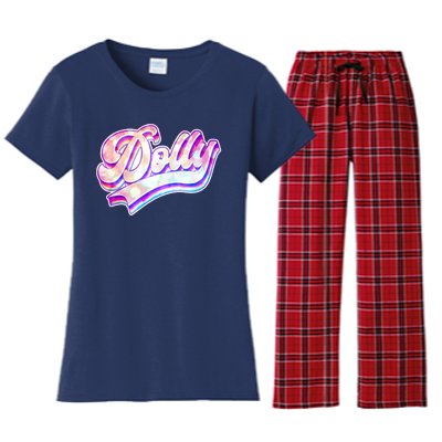 Retro Vintage Dolly Women's Flannel Pajama Set