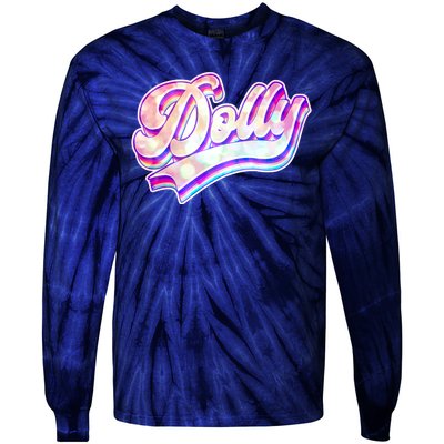 Retro Vintage Dolly Tie-Dye Long Sleeve Shirt