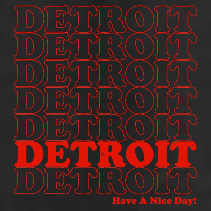 Retro Vintage Detroit Have A Nice Day Beanie
