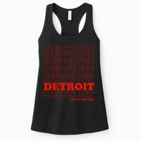 Retro Vintage Detroit Have A Nice Day Womens Tank Top