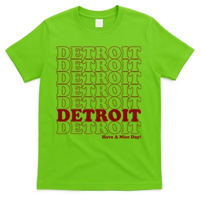 Retro Vintage Detroit Have A Nice Day T-Shirt