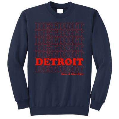 Retro Vintage Detroit Have A Nice Day Sweatshirt