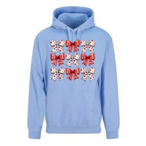 Retro ValentineS Day Heart Coquette Bow Women Unisex Surf Hoodie