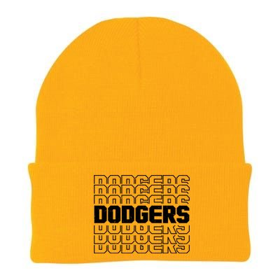 Retro Vintage Dodgers Baseball Sports Fan Knit Cap Winter Beanie