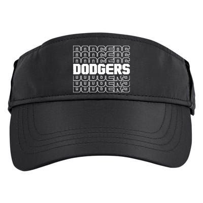 Retro Vintage Dodgers Baseball Sports Fan Adult Drive Performance Visor
