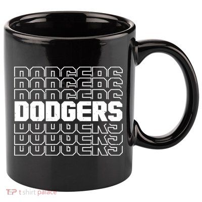 Retro Vintage Dodgers Baseball Sports Fan 11oz C Handle Ceramic Mug