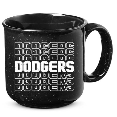 Retro Vintage Dodgers Baseball Sports Fan 15oz Campfire Ceramic Mug