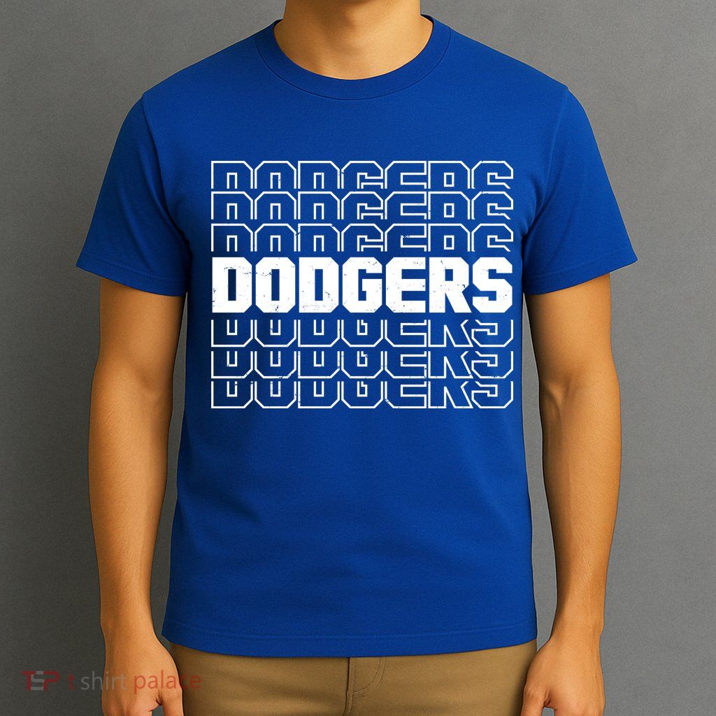 Retro Vintage Dodgers Baseball Sports Fan T-Shirt