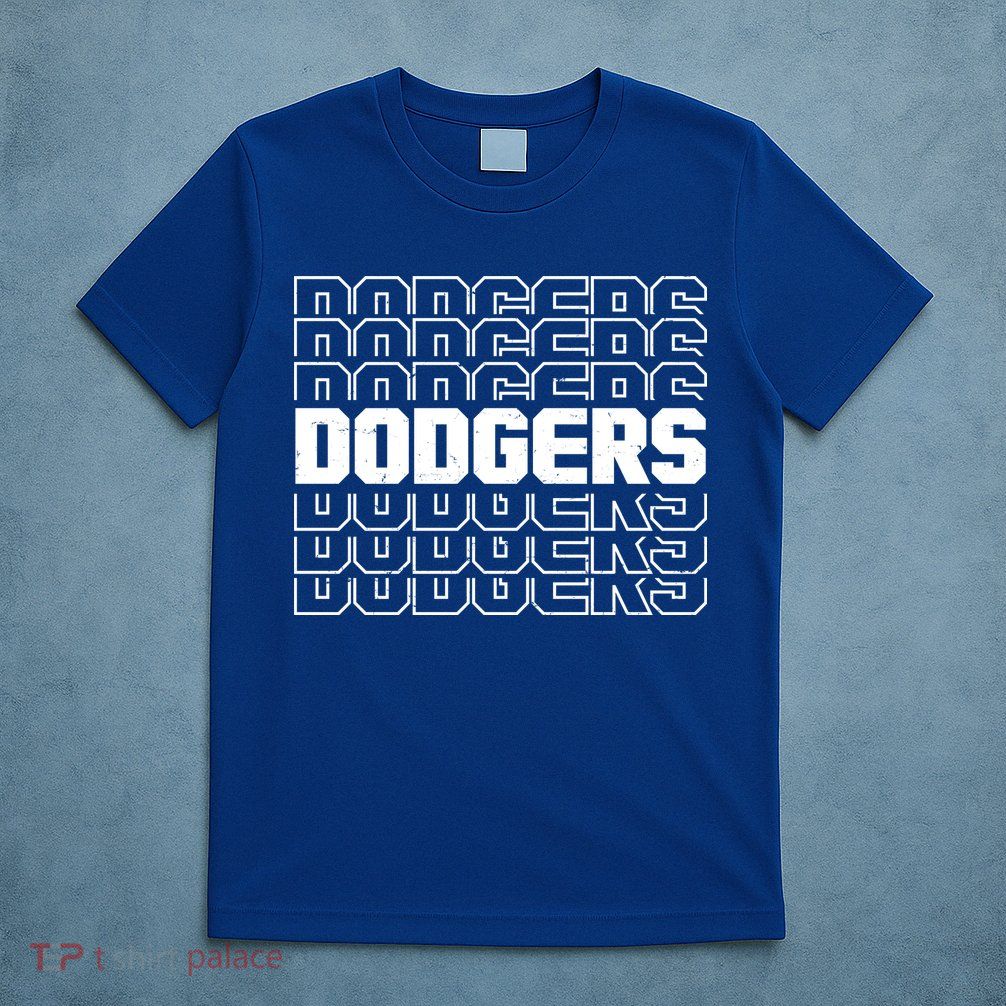 Retro Vintage Dodgers Baseball Sports Fan T-Shirt