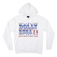 Retro Vintage Dolly And Reba 2024 Make America Fancy Again Hoodie