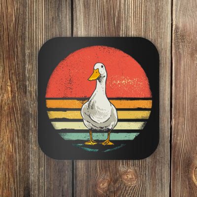 Retro Vintage Duck Gift Coaster