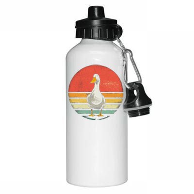 Retro Vintage Duck Gift Aluminum Water Bottle