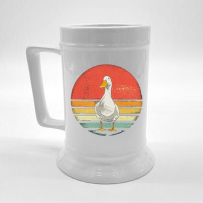 Retro Vintage Duck Gift Beer Stein