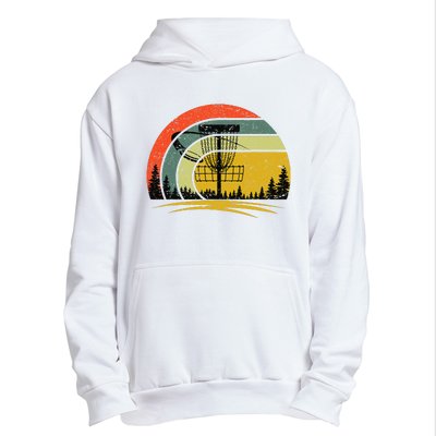 Retro Vintage Disc Golf Frolf Flying Disc Sport Lover Outfit  Urban Pullover Hoodie