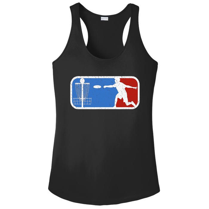 Retro Vintage Disc Golf Disc Golf Clothing Gift Ladies PosiCharge Competitor Racerback Tank