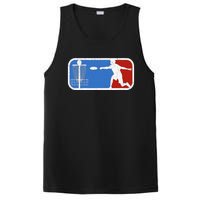 Retro Vintage Disc Golf Disc Golf Clothing Gift PosiCharge Competitor Tank