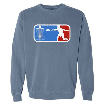 Retro Vintage Disc Golf Disc Golf Clothing Gift Garment-Dyed Sweatshirt