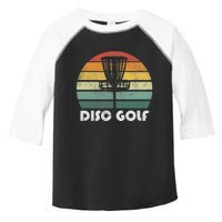 Retro Vintage Disc Golf Frolf Flying Disc Sport Lover Toddler Fine Jersey T-Shirt