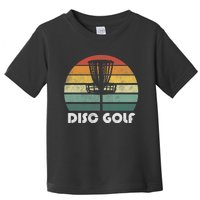 Retro Vintage Disc Golf Frolf Flying Disc Sport Lover Toddler T-Shirt