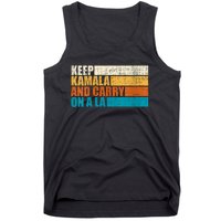 Retro Vintage Distressed Keep Kamala And Carry On A La Tank Top