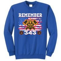 Remember Vintage Distressed Firefighter American Flag 343 Gift Sweatshirt