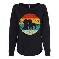 Retro Vintage Dachshund Womens California Wash Sweatshirt