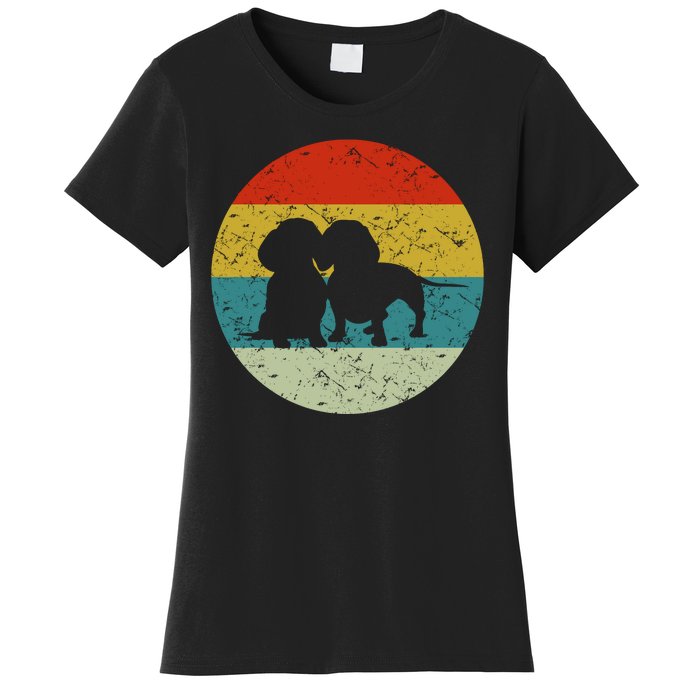 Retro Vintage Dachshund Women's T-Shirt