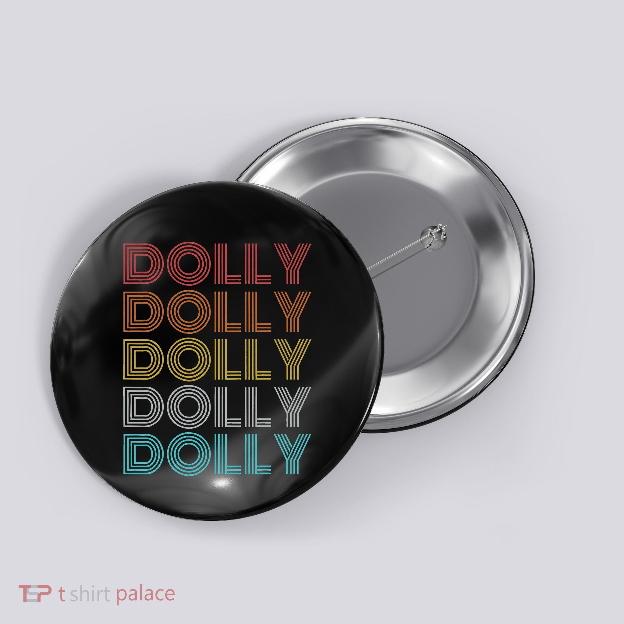 Retro Vintage Dolly Button
