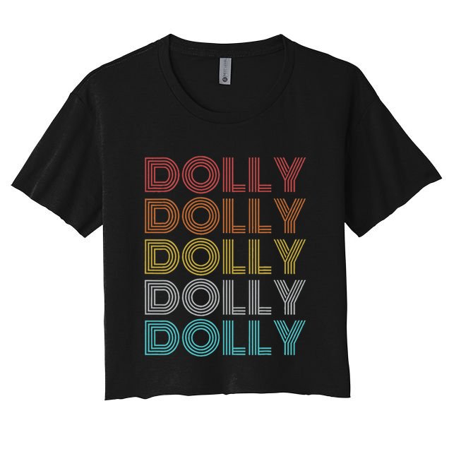 Retro Vintage Dolly Crop Top