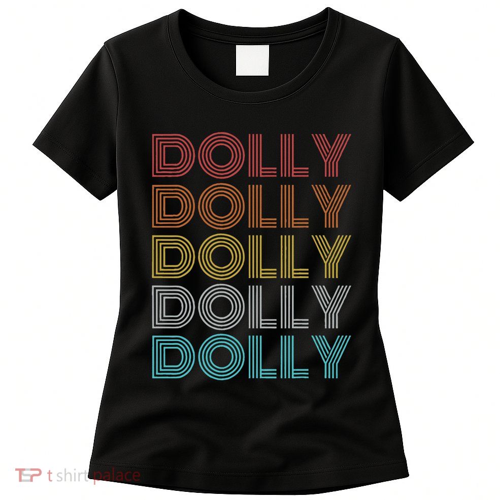 Retro Vintage Dolly Womens T-Shirt