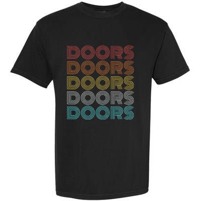 Retro Vintage Doors Garment-Dyed Heavyweight T-Shirt