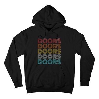 Retro Vintage Doors Hoodie