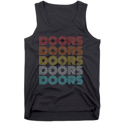 Retro Vintage Doors Tank Top