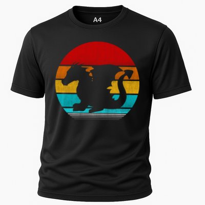 Retro Vintage Dragon Cooling Performance Crew T-Shirt