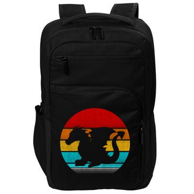 Retro Vintage Dragon Impact Tech Backpack