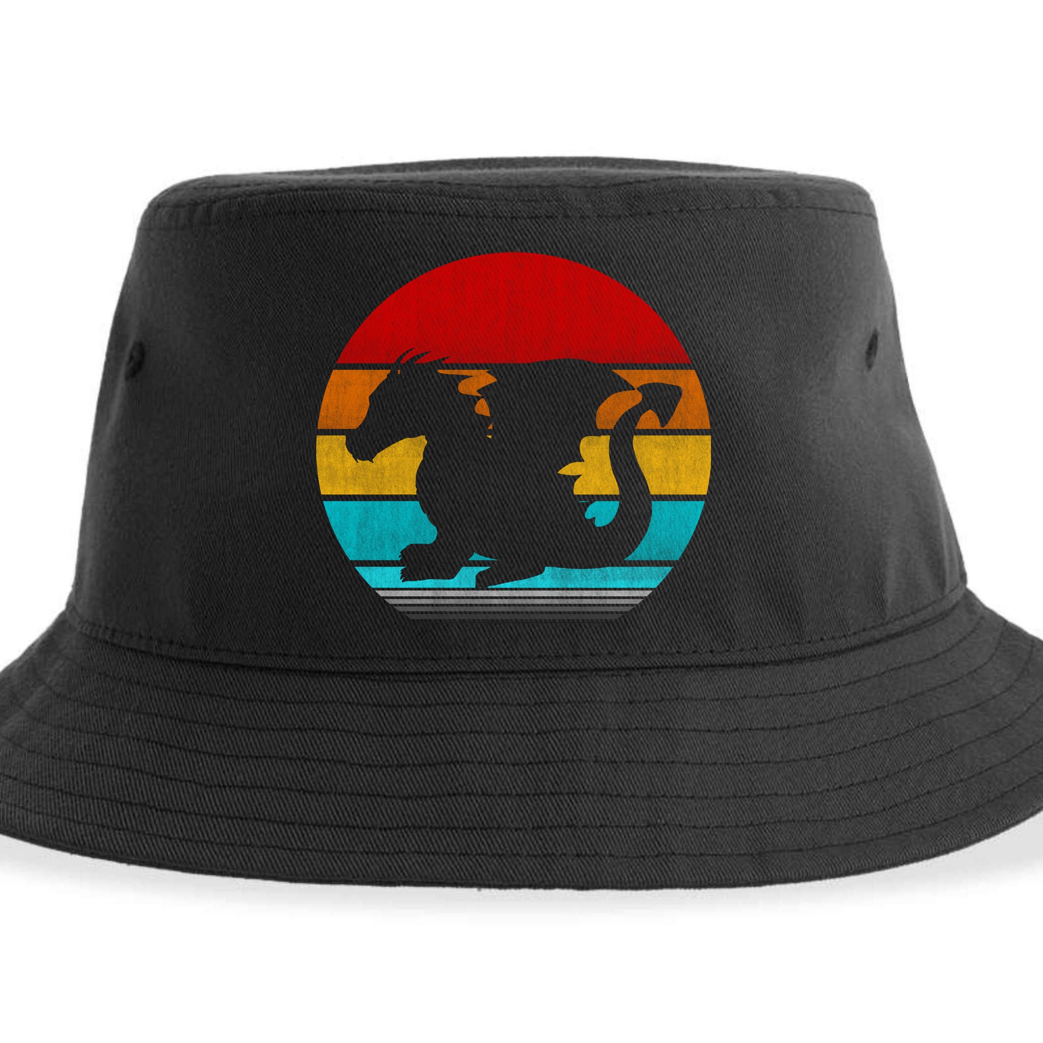Retro Vintage Dragon Sustainable Bucket Hat