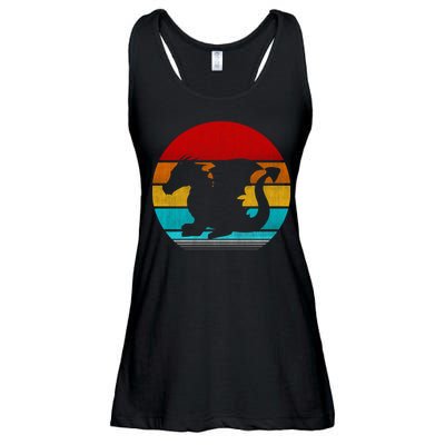 Retro Vintage Dragon Ladies Essential Flowy Tank