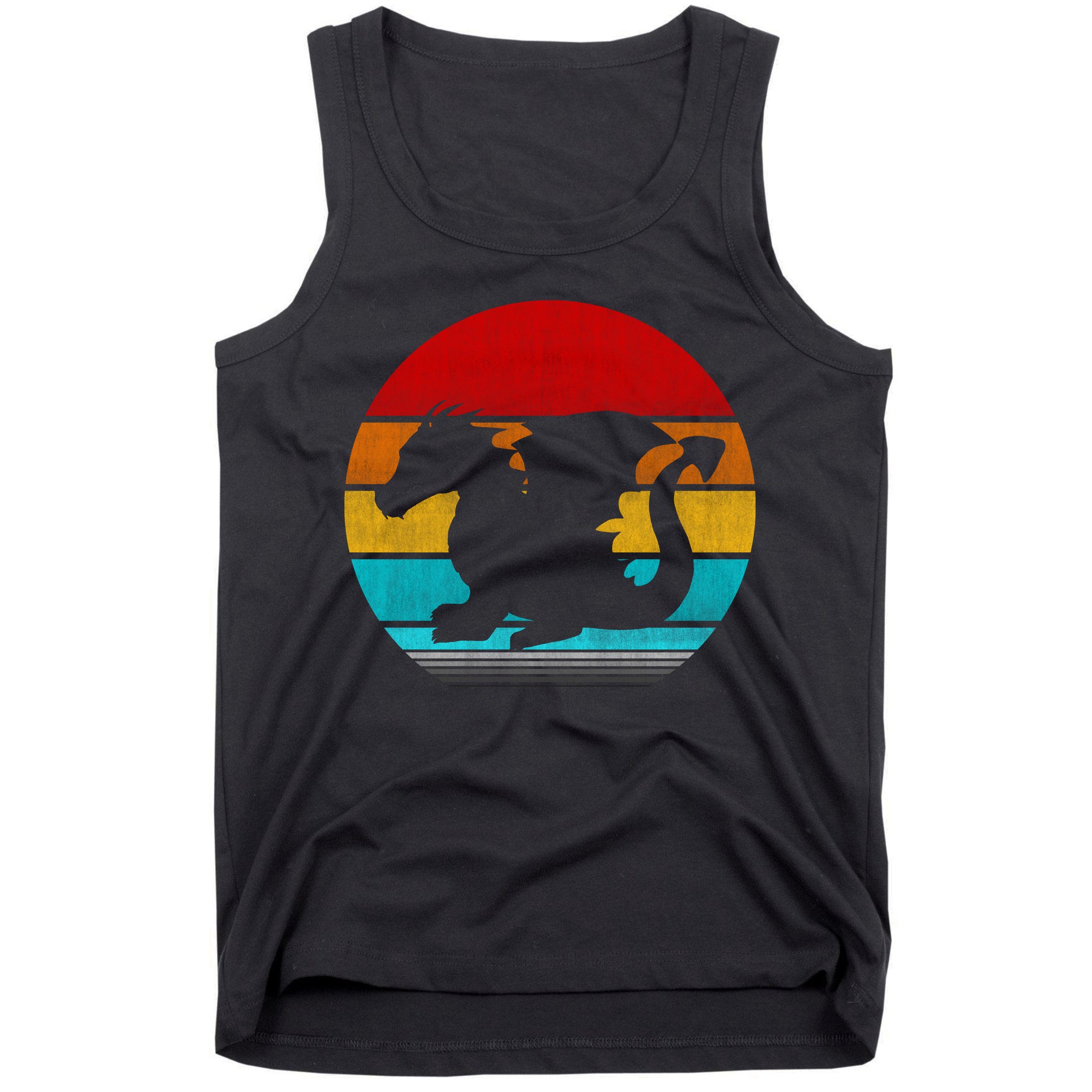 Retro Vintage Dragon Tank Top
