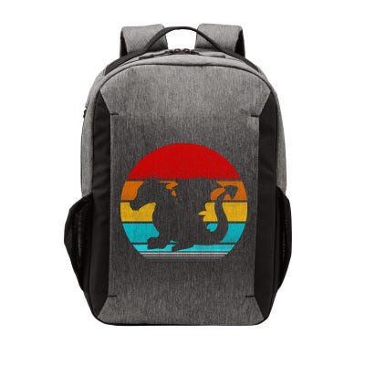 Retro Vintage Dragon Vector Backpack