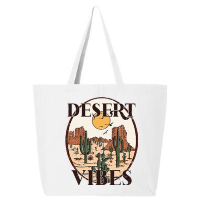 Retro Vintage Desert Vibes Cactus Lovers 25L Jumbo Tote