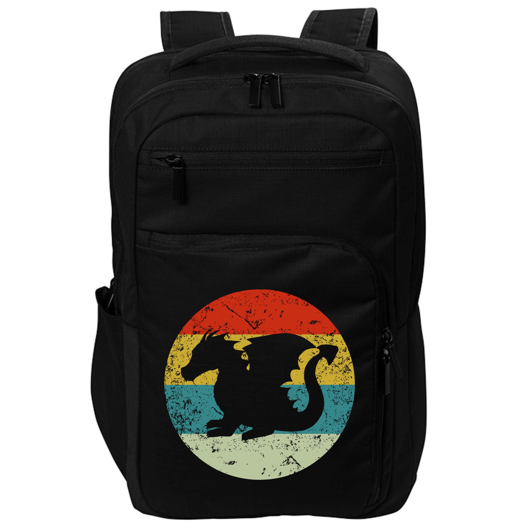 Retro Vintage Dragon Impact Tech Backpack