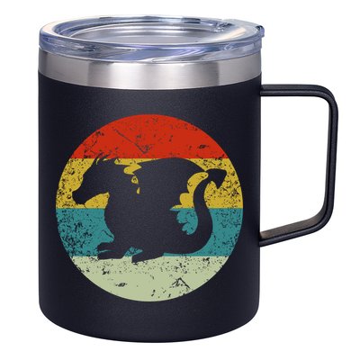 Retro Vintage Dragon 12oz Stainless Steel Coffee Mug