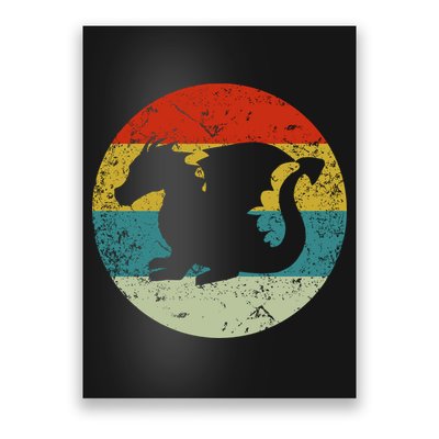 Retro Vintage Dragon Poster