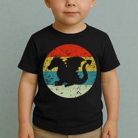 Retro Vintage Dragon Toddler T-Shirt